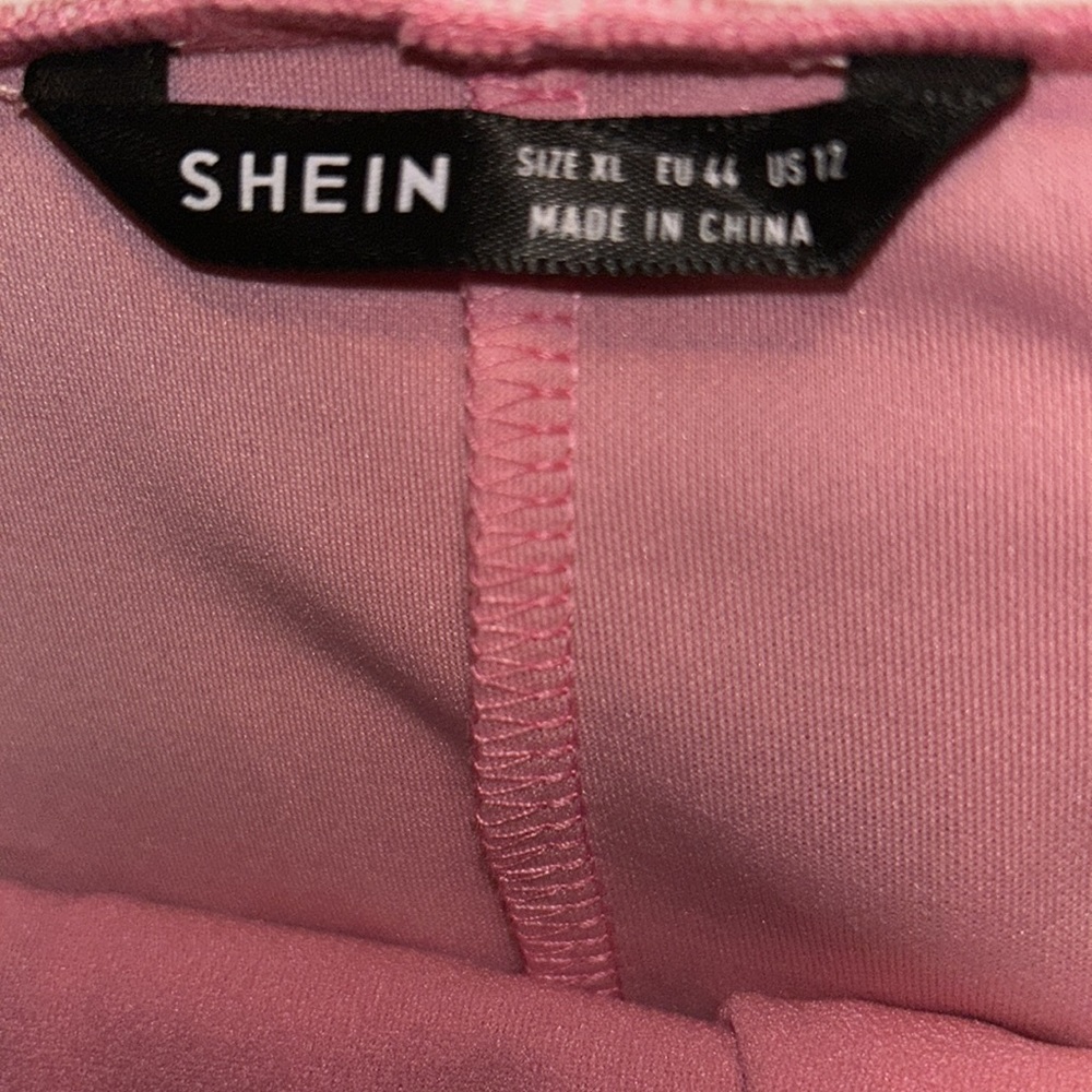 Pink Suit + Skirt Set with White Trim - Picture 2 of 3